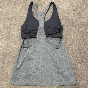 lululemon athletica Gray and Black Women's Top